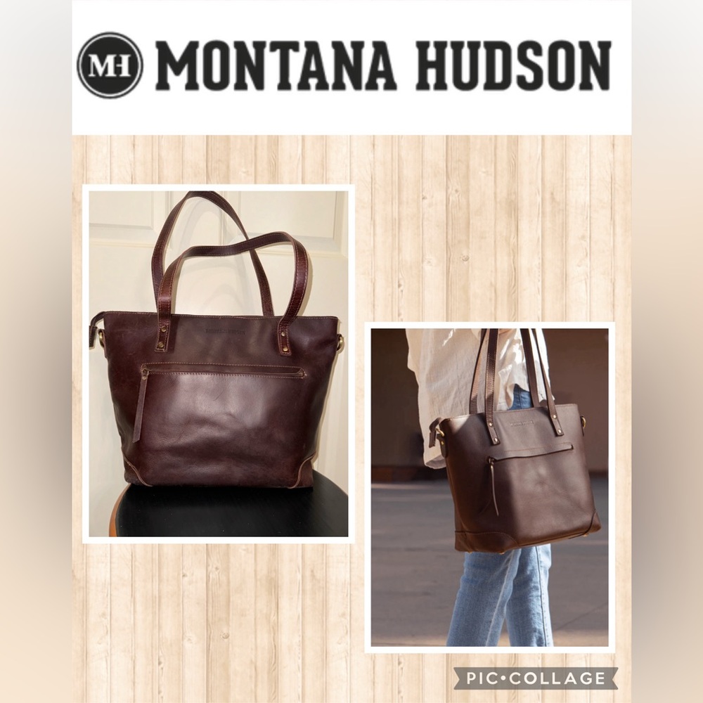 Montana Hudson EVA Leather ZIP Tote